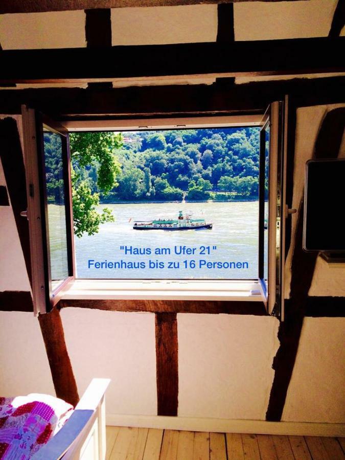 코블렌츠 Haus Am Ufer Mit Rheinpanoramablick 아파트 외부 사진