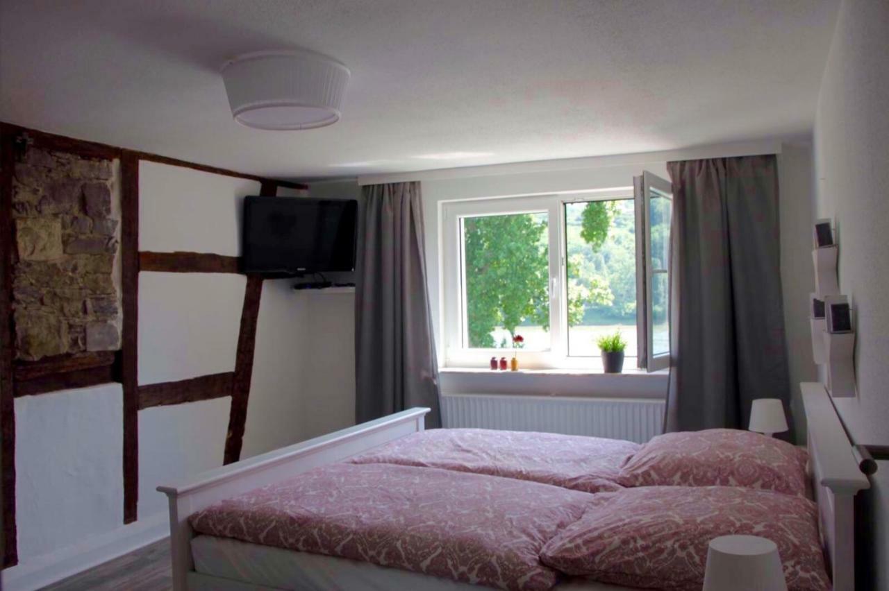 코블렌츠 Haus Am Ufer Mit Rheinpanoramablick 아파트 외부 사진