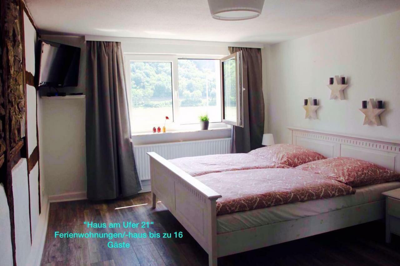 코블렌츠 Haus Am Ufer Mit Rheinpanoramablick 아파트 외부 사진