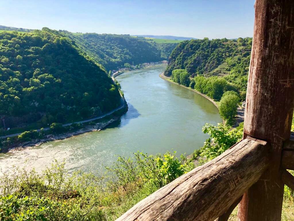 코블렌츠 Haus Am Ufer Mit Rheinpanoramablick 아파트 외부 사진